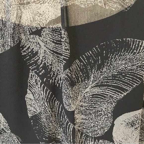 Wrap Front Maxi Dress Sheer Feather Print Size 6/8 Handmade Includes Slip EUC - Picture 8 of 9